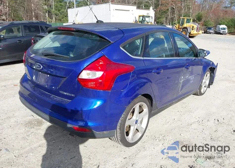 2014 Ford Focus Titanium from USA, damaged, VIN 1FADP3N24EL422566